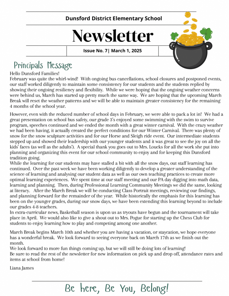march Newsletter