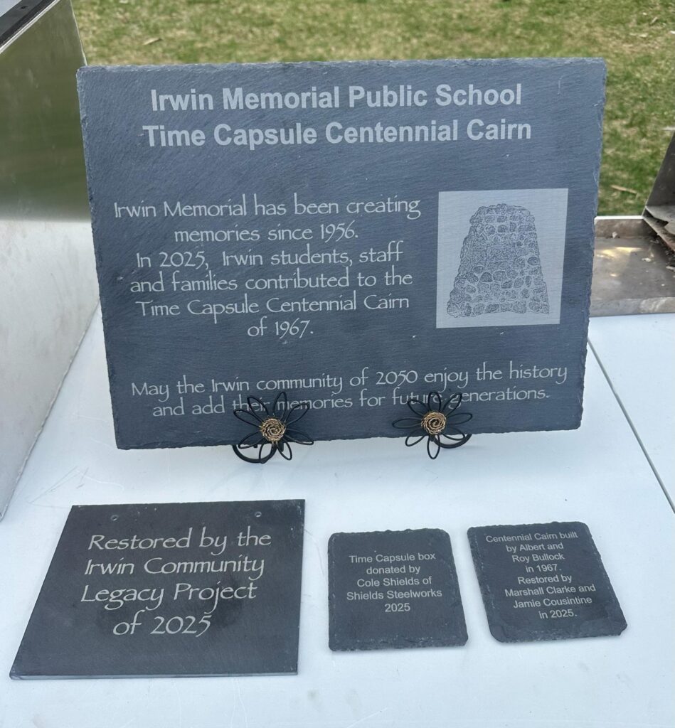 Irwin Memorial Public School hosts time capsule event for families
